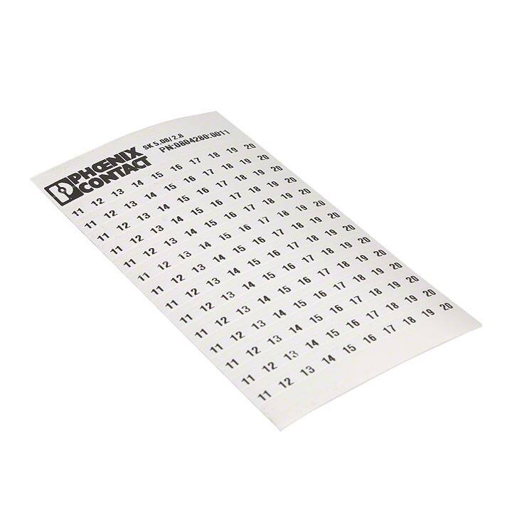 0804280:0011 Phoenix Contact  Markierungsstreifen für Klemmenblöcke